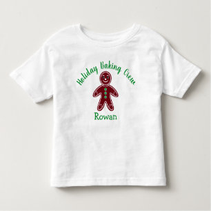 Holiday Baking Crew Gingerbrood Cookie Kerstmis Kinder Shirts