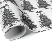 Holiday Bat Tree Cadeaupapier (Rol Hoek)