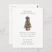 HOLIDAY BEDRIJF | kerstboompost Briefkaart (Voorkant / Achterkant)