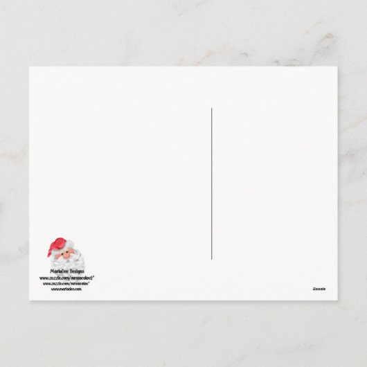 Holiday Bells Design 1 - Kerst Briefkaart (Achterkant)