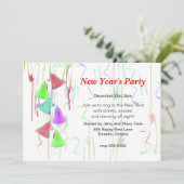 Holiday Bells Nieuwjaarsfeest Kaart (Staand voorkant)