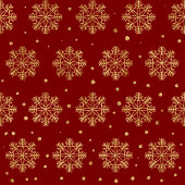 Holiday Blanket Luxury Red Gold Custom Keepsake Fleece Deken