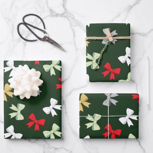 Holiday Bows Inpakpapier Vel (Voorkant)