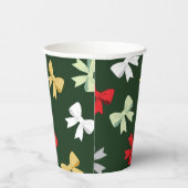 Holiday Bows Papieren Bekers (Rechts)