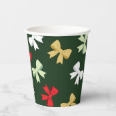 Holiday Bows Papieren Bekers (Voorkant)