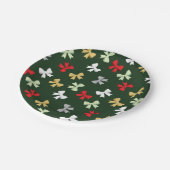 Holiday Bows Papieren Bordje (Gekanteld)