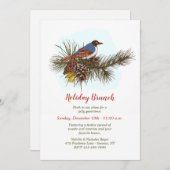 Holiday Brunch Uitnodiging (Voorkant / Achterkant)