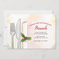 Holiday Brunch Uitnodiging