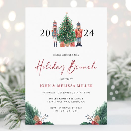 Holiday Brunch Uitnodiging