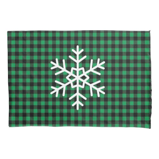 Holiday Buffalo Plaid Pillowcase Kussensloop (Voorkant)
