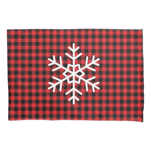 Holiday Buffalo Plaid Pillowcase Kussensloop (Voorkant)