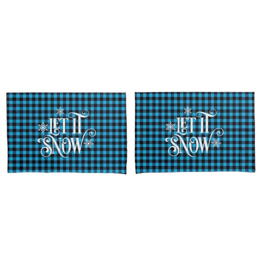 Holiday Buffalo Plaid Pillowcase Pair Kussensloop (Voorkant-Set)