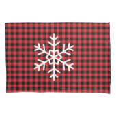 Holiday Buffalo Plaid Pillowcase Pair Kussensloop (Voorkant-Links)
