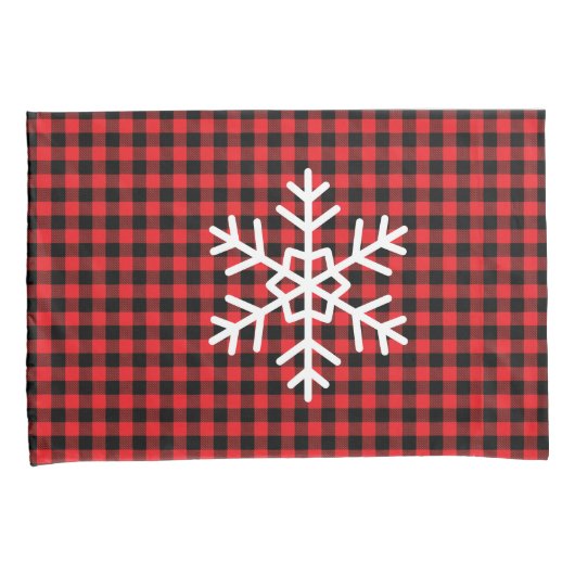 Holiday Buffalo Plaid Pillowcase Pair Kussensloop (Voorkant-Rechts)