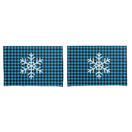 Holiday Buffalo Plaid Pillowcase Pair Kussensloop (Voorkant-Set)