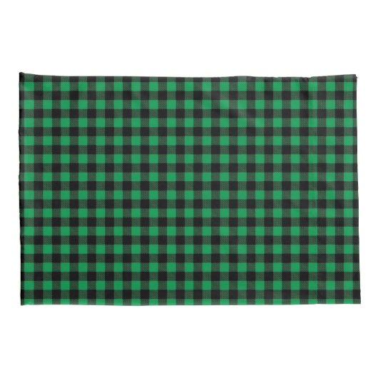Holiday Buffalo Plaid Pillowcase Pair Kussensloop (Achterkant-Rechts)