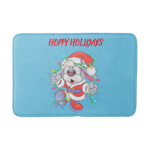 Holiday Bunny Kerstbath Mat