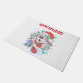 Holiday Bunny Kerstdoormat Deurmat (Schuin)