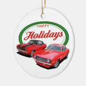 Holiday Camaros Keramisch Ornament (Links)