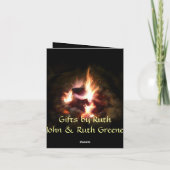 Holiday Campfire Note Kaart (Achterkant)