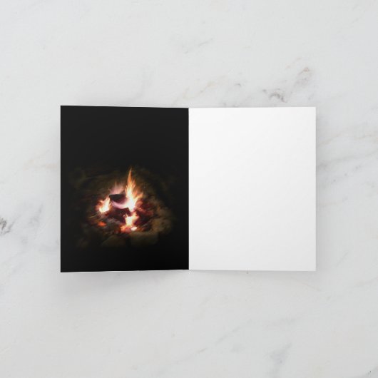 Holiday Campfire Note Kaart (Binnen)