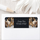 Holiday Candles retouradres Etiket (Insitu)