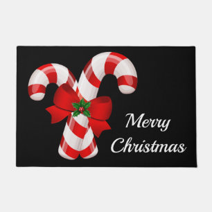 Holiday Candy Canes Kerstdoormat Deurmat