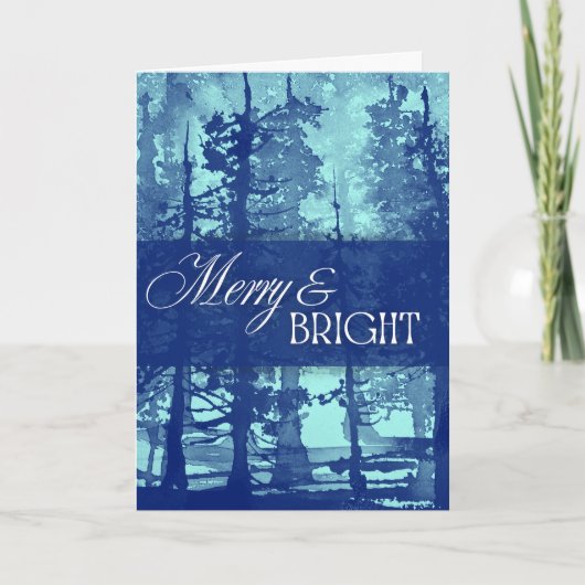 Holiday Card - Merry and Bright  Kaart (Voorkant)