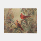 Holiday Cardinals Deurmat (Voorkant)