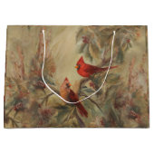 Holiday Cardinals Groot Cadeauzakje (Voorkant)