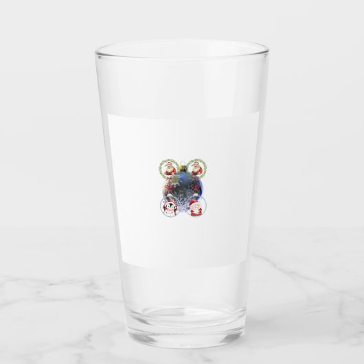 Holiday Characters on a Snowflake Ornament Glas (Voorkant)