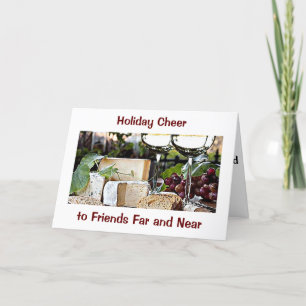 HOLIDAY CHEER=FRIENDS FAR EN NEAR FEESTDAGEN KAART