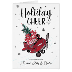 HOLIDAY CHEER   Kute Little Red Airplane