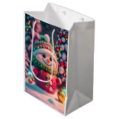 Holiday Cheer Medium Cadeauzakje (Voorkant Gekanteld)