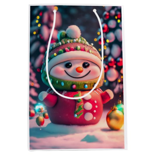 Holiday Cheer Medium Cadeauzakje (Voorkant)