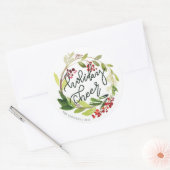 HOLIDAY CHEER RONDE STICKER (Envelop)