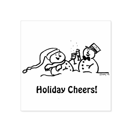 Holiday Cheer Rubberstempel (Afrduk)