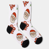Holiday Cheer Socks – Animated Santa “Ho Ho Ho” Sokken (Rechts)