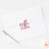 “Holiday Cheer Sticker Set – Santa, Snowman & Wint (Enveloppe)