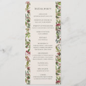 Holiday Chic Botanical | Programma Champagne Weddi (Achterkant)