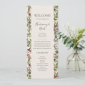 Holiday Chic Botanical | Programma Champagne Weddi (Staand voorkant)