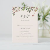Holiday Chic Botanical | White Song Request RSVP C (Staand voorkant)