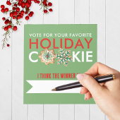 Holiday Christmas Cookie Stemmen Notitieblok Pack 