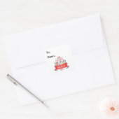 Holiday Christmas Graphic Typography Gift Label (Envelop)