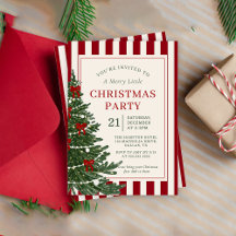 Holiday Christmas Party Invitation invitation