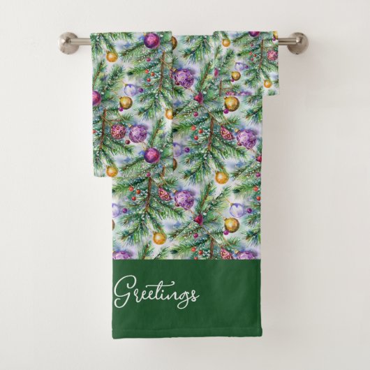 Holiday Christmas Tree Ornaments (En situation)