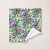 Holiday Christmas Tree Ornaments (Gant de toilette)