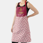 Holiday Cookie Baking Crew Red Kerstgeschort Schort (Insitu)