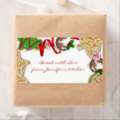 Holiday Cookie Border Label (Insitu)