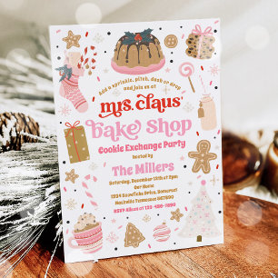 Holiday Cookie Exchange Mrs Claus' Bake Shop Kaart